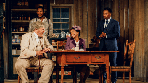 7 - Jay O. Sanders, Billy Eugene Jones, Kara Young, and Leslie Odom, Jr in PURLIE VICTORIOUS - Photo by Marc J_16x9